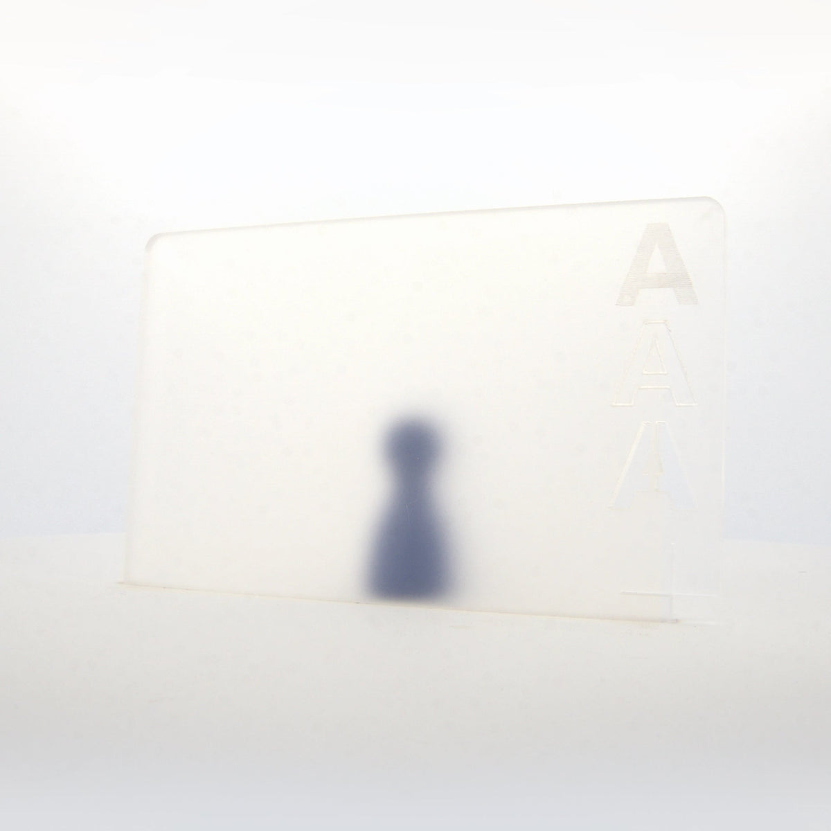 Acrylic matte transparent