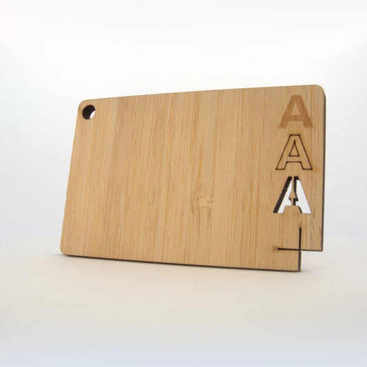 Bamboe Caramel Sidepressed - Laser Cut Supply